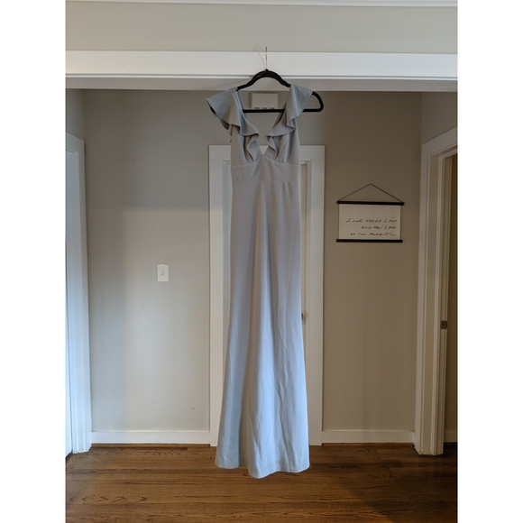 | lulu's perfect opportunity grey maxi dress | - Picture 4 of 7